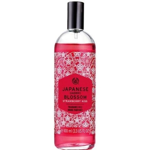 Japanese Cherry Blossom Strawberry Kiss (Fragrance Mist) by The Body Shop perfume bottle