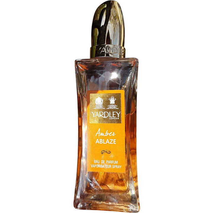 Amber Ablaze by Yardley perfume bottle