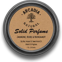 Jasmine, Rose & Bergamot by Arcadia Natural perfume bottle