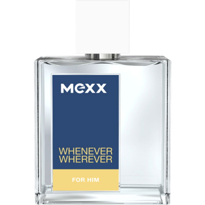 Whenever Wherever for Him EDT by Mexx perfume bottle