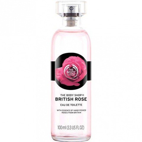 British Rose by The Body Shop perfume bottle