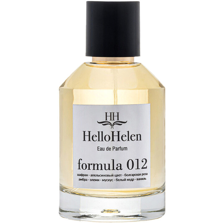 Formula 012 by HelloHelen perfume bottle