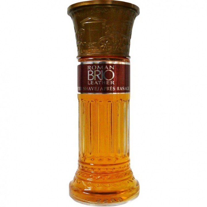 Roman Brio Leather by Leeming Division Pfizer perfume bottle