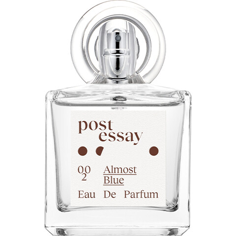 002 Almost Blue by post essay perfume bottle