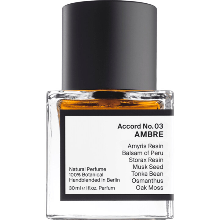 Accord No. 03: Ambre by Raer Scents / AER Scents perfume bottle