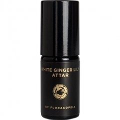White Ginger Lily Attar by Floracopeia perfume bottle