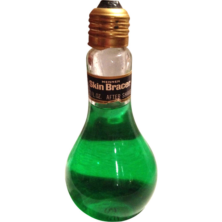 Skin Bracer Light Bulb by Mennen perfume bottle