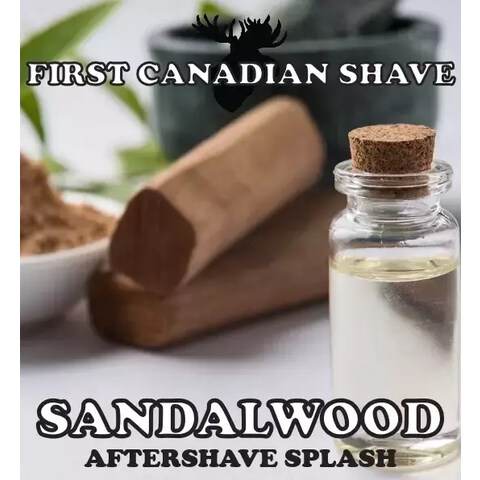 Sandalwood by First Canadian Shave perfume bottle