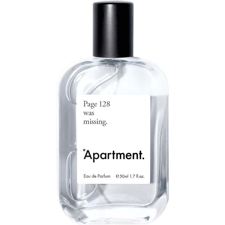 Page 128 was missing. by *Apartment. perfume bottle