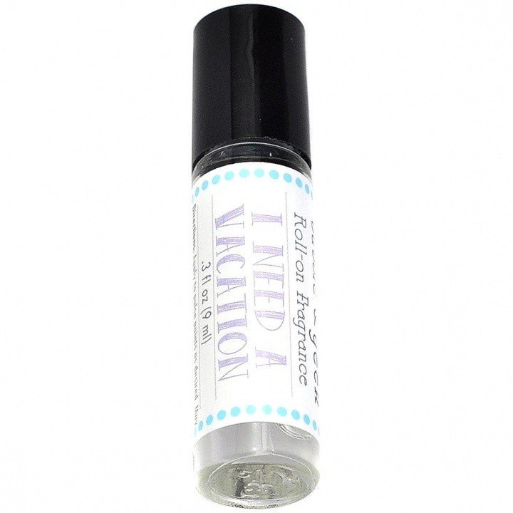 I Need A Vacation by Bubble and Geek perfume bottle