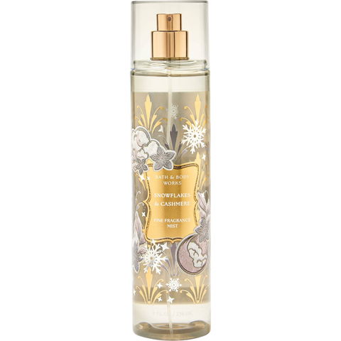 Snowflakes & Cashmere by Bath & Body Works perfume bottle
