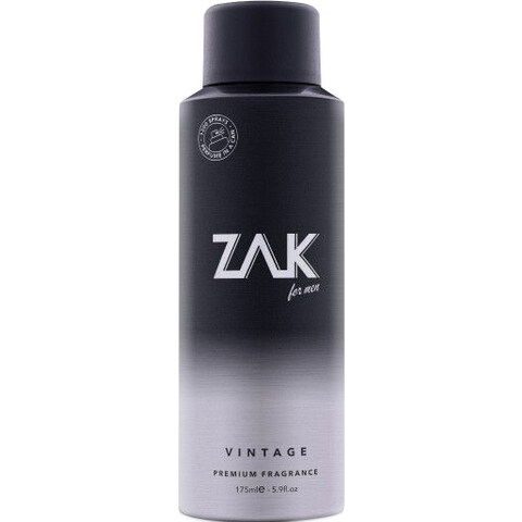 Vintage by ZAK perfume bottle