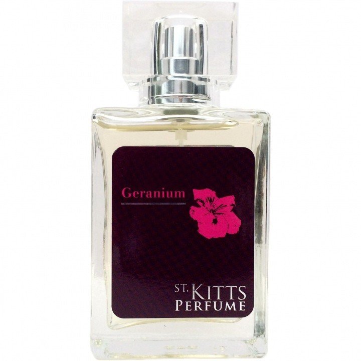 Geranium by St. Kitts Herbery perfume bottle