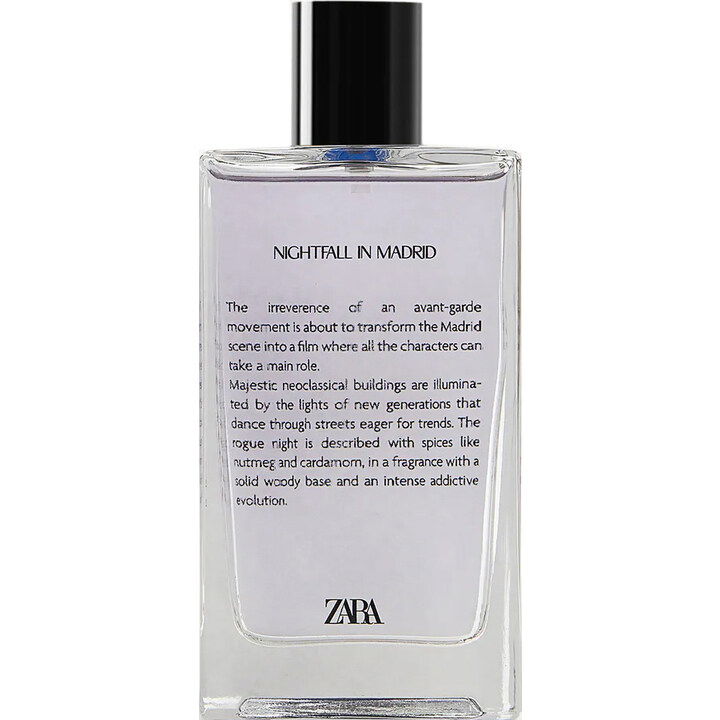 Nightfall in Madrid by Zara perfume bottle