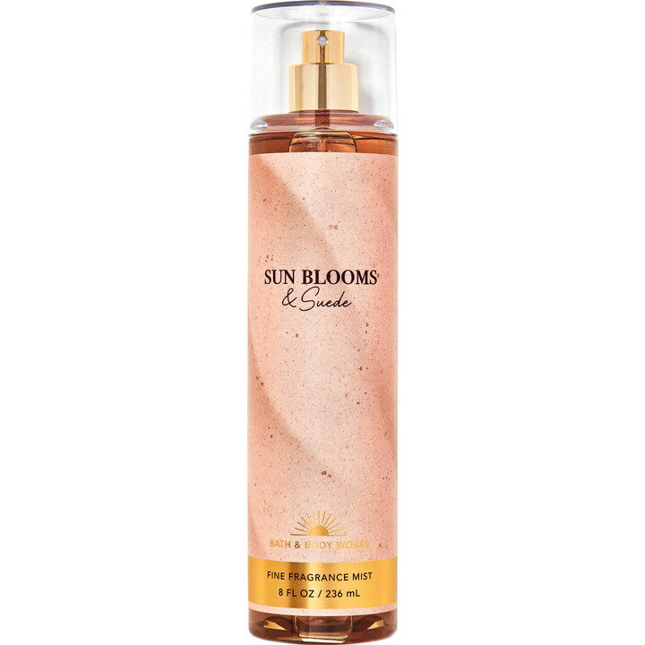 Sun Blooms & Suede by Bath & Body Works perfume bottle