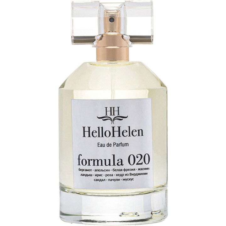 Formula 020 by HelloHelen perfume bottle