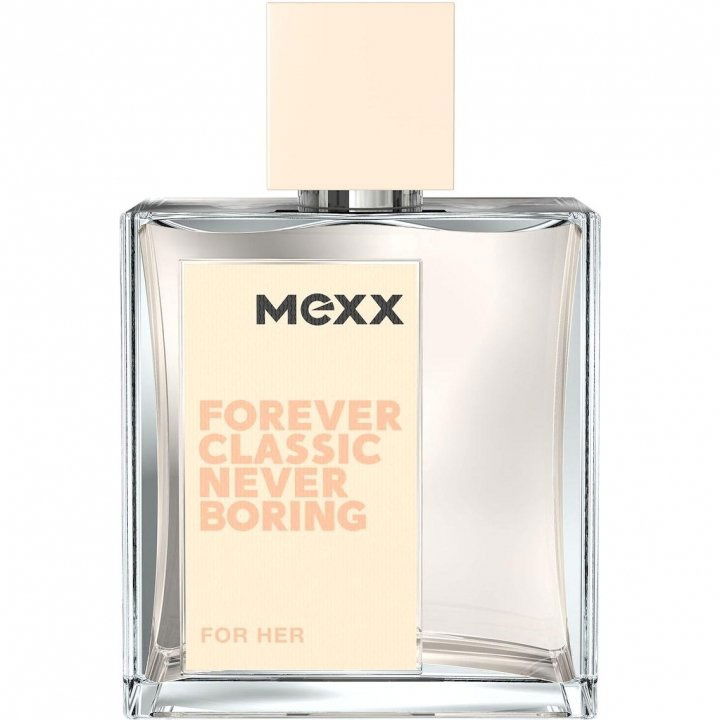 Forever Classic Never Boring for Her EDT by Mexx perfume bottle
