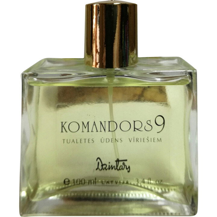 Komandors 9 by Dzintars perfume bottle