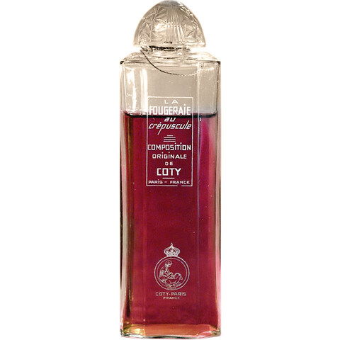 Fernery at Twilight / La Fougeraie au Crépuscule by Coty perfume bottle