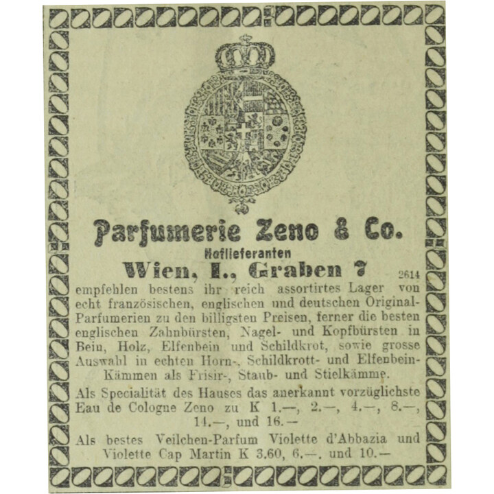 Violette Cap Martin by Parfumerie Zeno perfume bottle