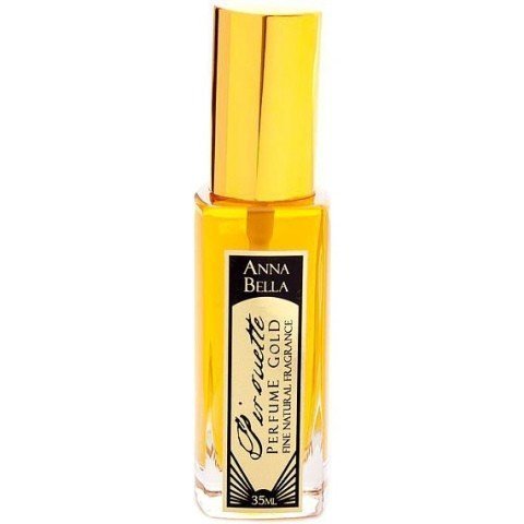 Perfume Gold - Anna Bella by Pirouette perfume bottle