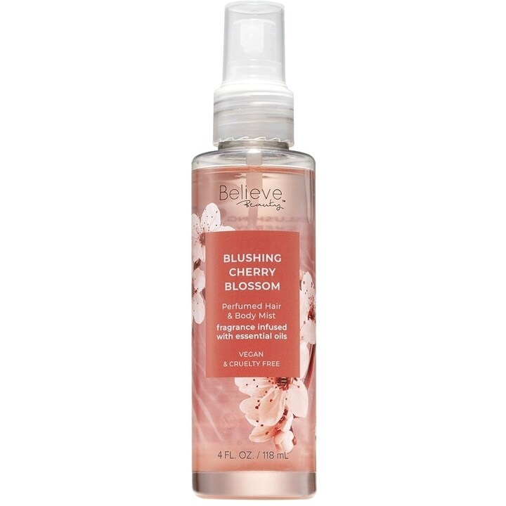 Blushing Cherry Blossom by Believe Beauty perfume bottle
