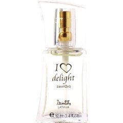 I love Delight by Dzintars perfume bottle