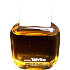 White by Rimmel perfume bottle
