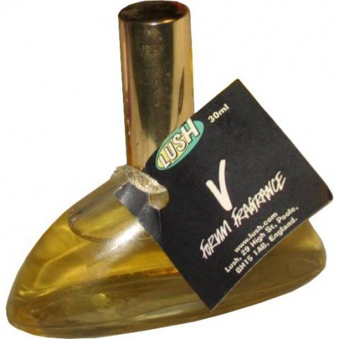 V by Lush / Cosmetics To Go perfume bottle