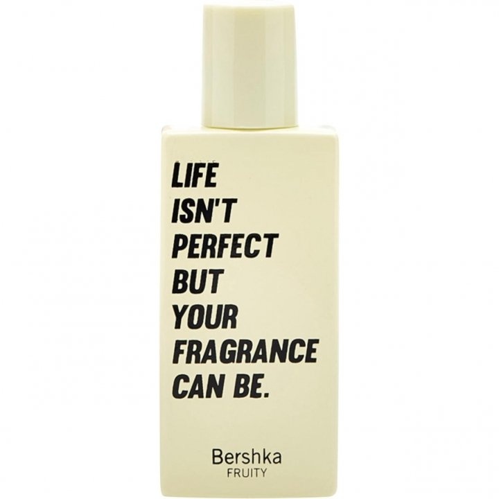 Life Isn't Perfect But Your Fragrance Can Be. by Bershka perfume bottle