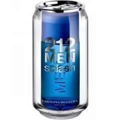 212 Men Splash 2007 by Carolina Herrera perfume bottle