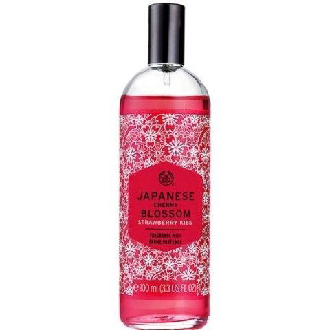 Japanese Cherry Blossom Strawberry Kiss (Fragrance Mist) by The Body Shop perfume bottle