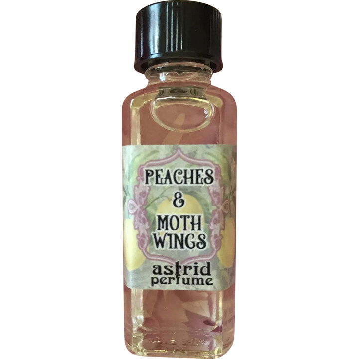 Peaches & Moth Wings by Astrid Perfume / Blooddrop perfume bottle
