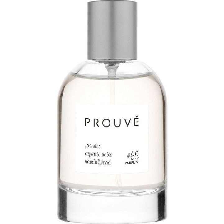 #63 Jasmine Aquatic Notes Sandalwood by Prouvé perfume bottle