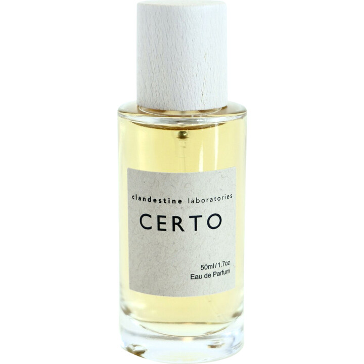 Certo by Clandestine Laboratories perfume bottle