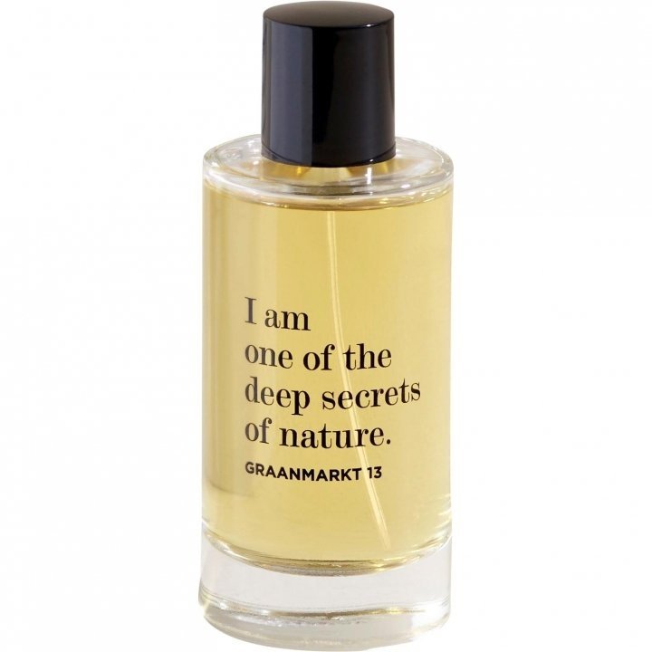 I am one of the deep secrets of nature. by Graanmarkt 13 perfume bottle