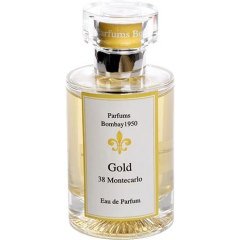 Gold 38 Montecarlo by Parfums Bombay 1950 perfume bottle