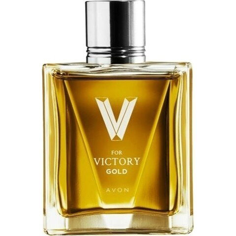 V for Victory Gold by Avon perfume bottle