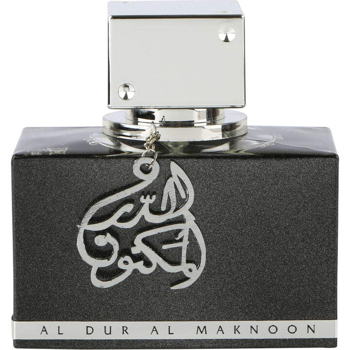 Al Dur Al Maknoon Silver by Lattafa / لطافة perfume bottle
