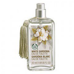 White Gardenia by The Body Shop perfume bottle