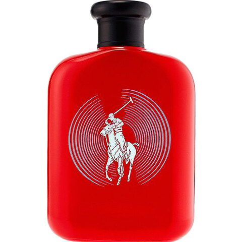 Polo Red Remix x Ansel Elgort by Ralph Lauren perfume bottle