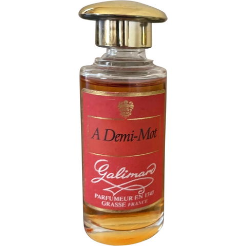 À Demi-Mot EDP by Galimard perfume bottle