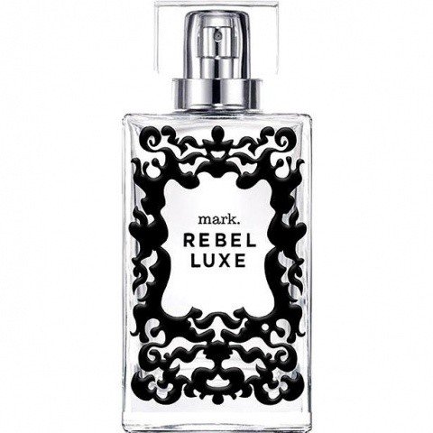 Rebel Luxe by mark. perfume bottle