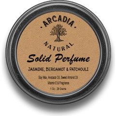 Jasmine, Bergamot & Patchouli by Arcadia Natural perfume bottle