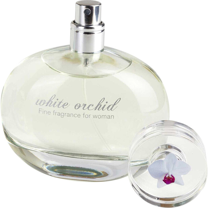 White Orchid by Bachs perfume bottle