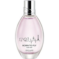 Born To Fly for Her by Oriflame perfume bottle