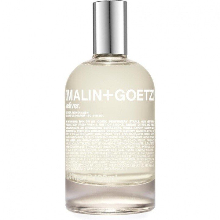 Vetiver EDP by Malin + Goetz perfume bottle