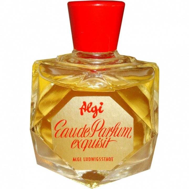 Eau de Parfum exquisit by Algi perfume bottle
