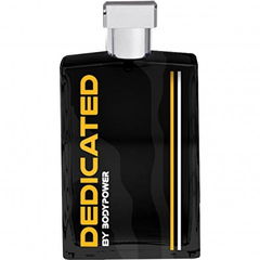 Dedicated by Bodypower perfume bottle