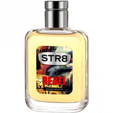 Rebel EDT by STR8 perfume bottle